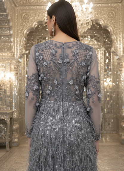 An embroidered jacket set- (VVO-450)