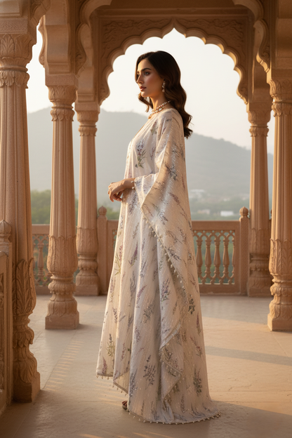 A sequinned Kaftan- (IMK-3330)