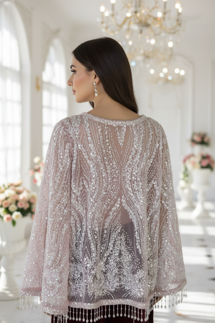 A jacket and Pallazo- (VN-450)