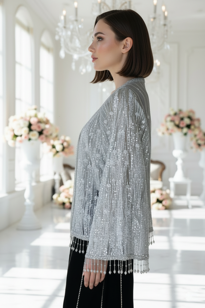 A jacket and Pallazo set- (NV-1800)