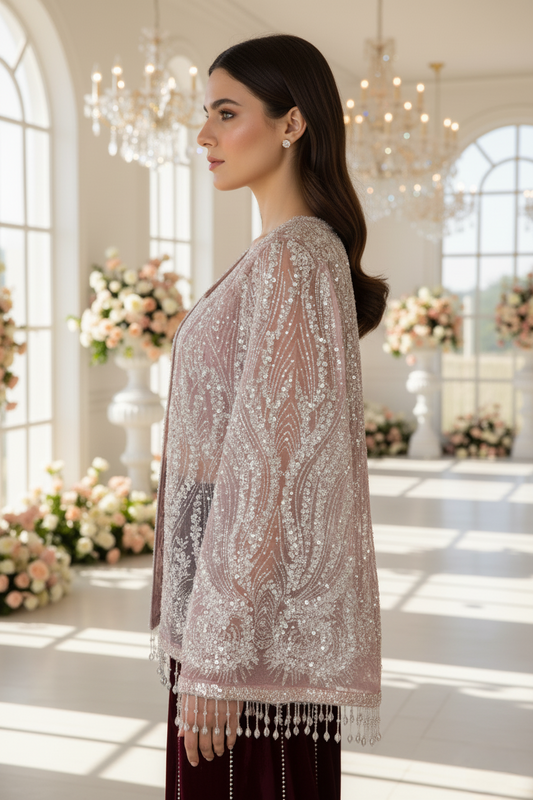 A jacket and Pallazo- (VN-450)