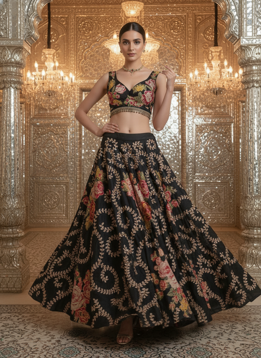 A Ghagra set- (FSA-01080)