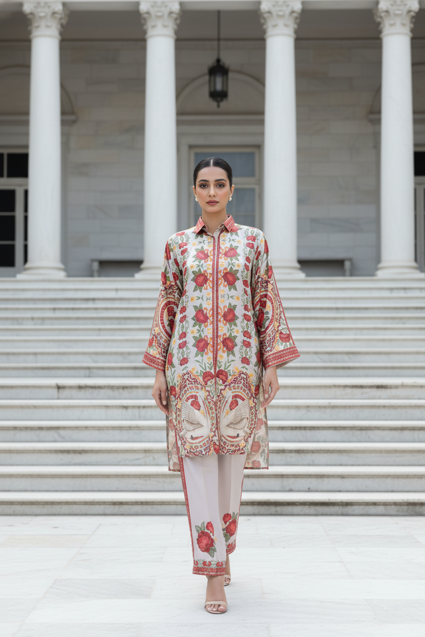 A ready to wear set-(KSH-5310)