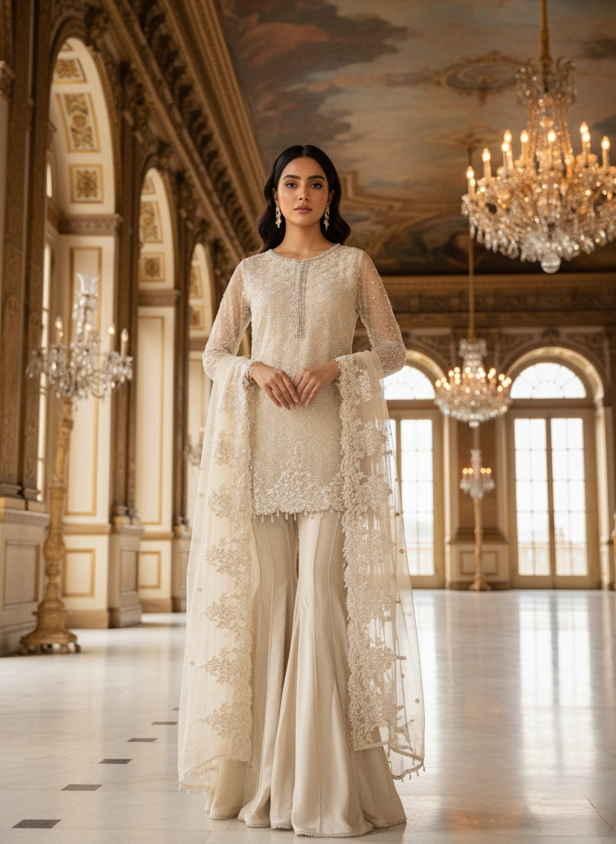 A ready to wear kurta set-(BM-1233)