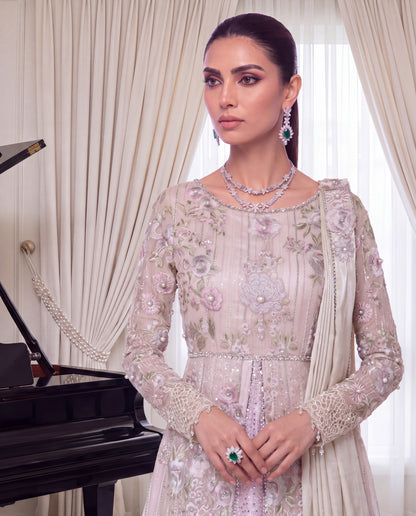 Blush Botanical Embroidered Suit Set