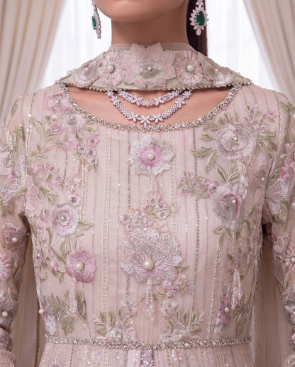 Blush Botanical Embroidered Suit Set