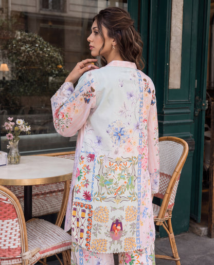 Pastel Floral Swiss Lawn Co-Ord Set