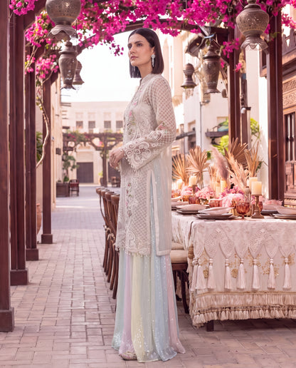 Blush Garden Embroidered Ensemble