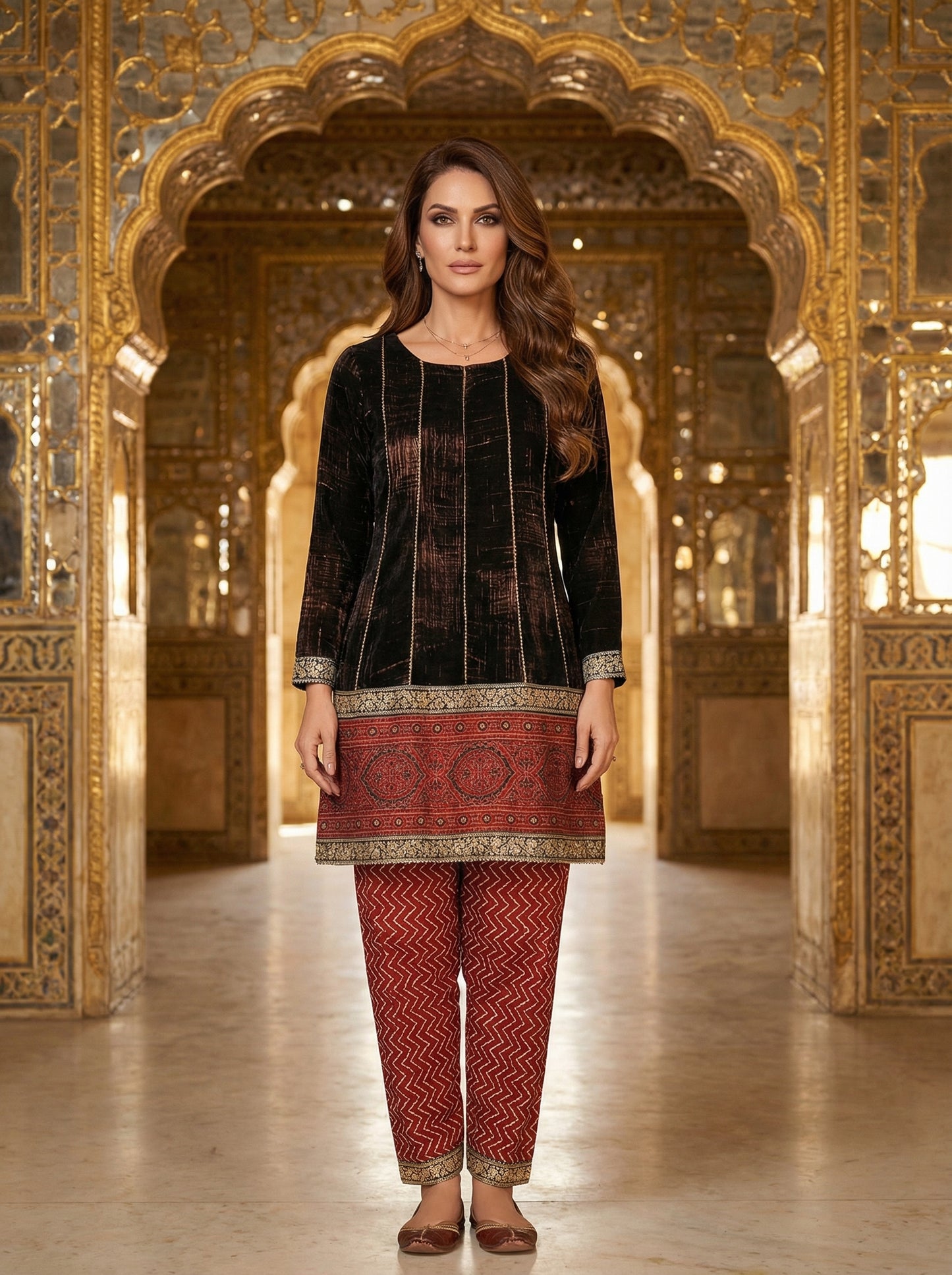 An Ajrakh set- (DA-1323)