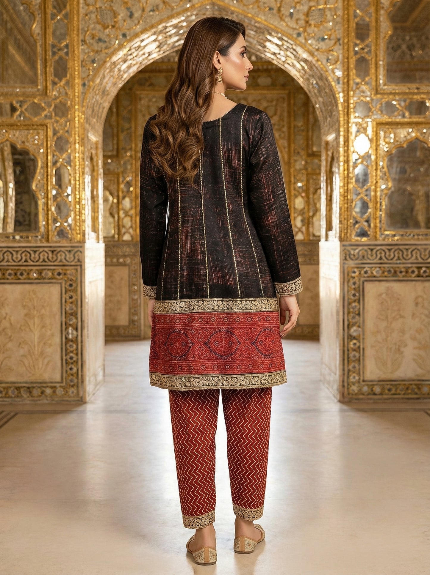 An Ajrakh set- (DA-1323)