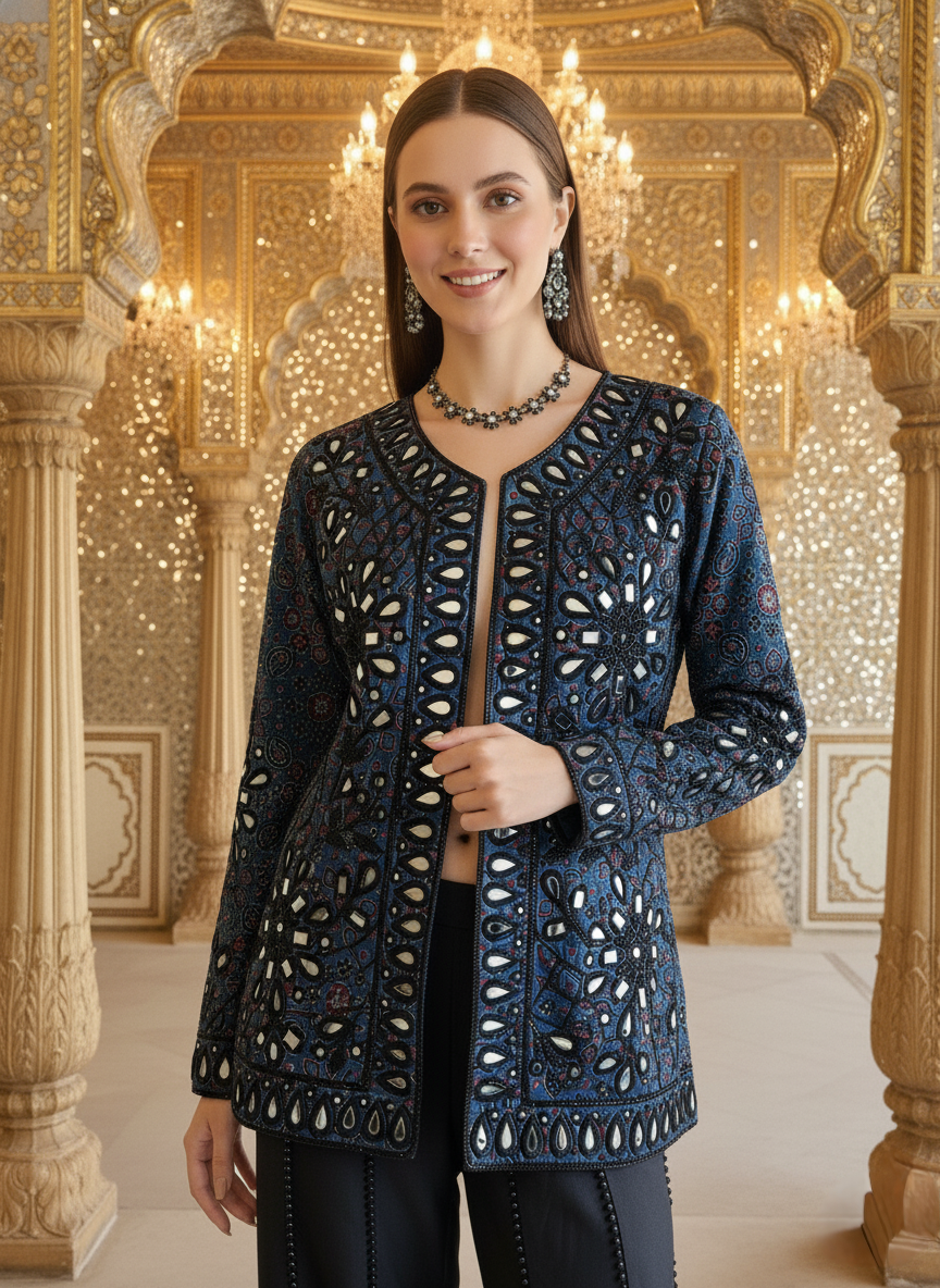 A jacket and Pallazo set-(AP-5040)