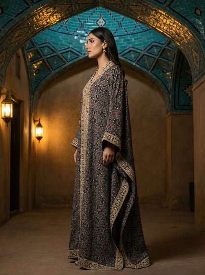 An Ajrakh Kaftan- (MUF-630)