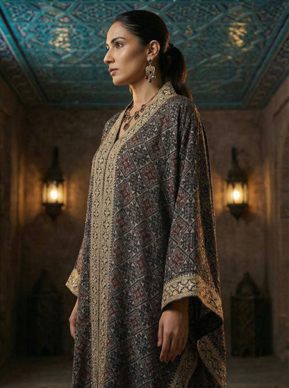 An Ajrakh Kaftan- (MUF-630)