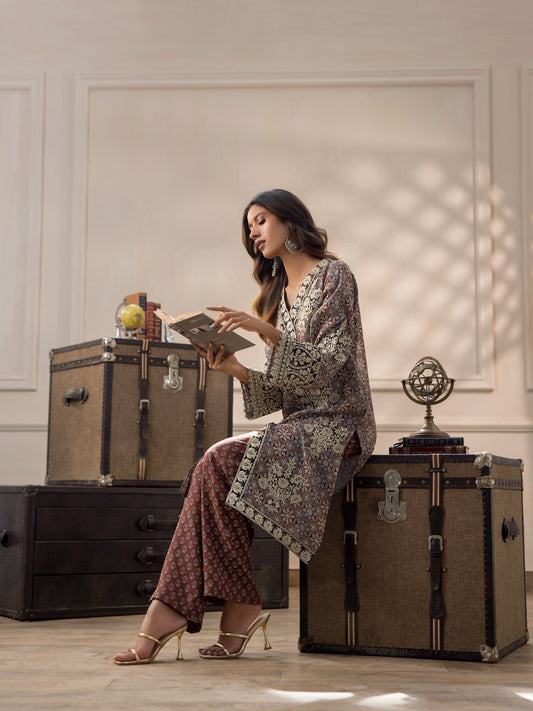 Ajrakh kurta and pants