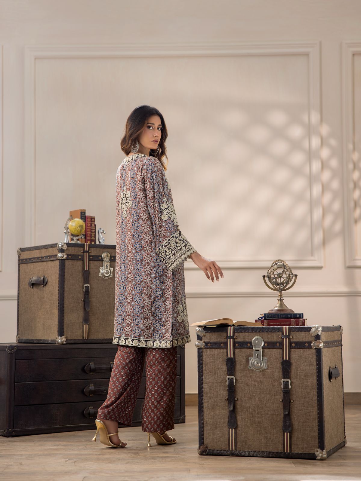 Ajrakh kurta and pants