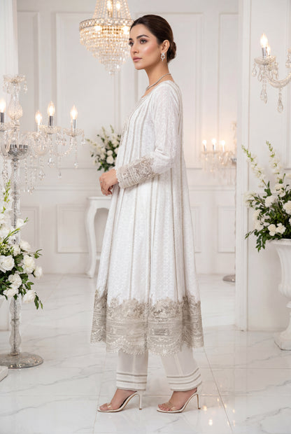 An Anarkali set-(OW-4500)
