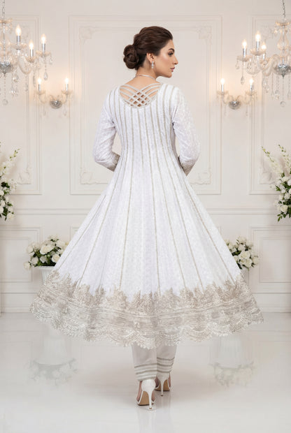 An Anarkali set-(OW-4500)