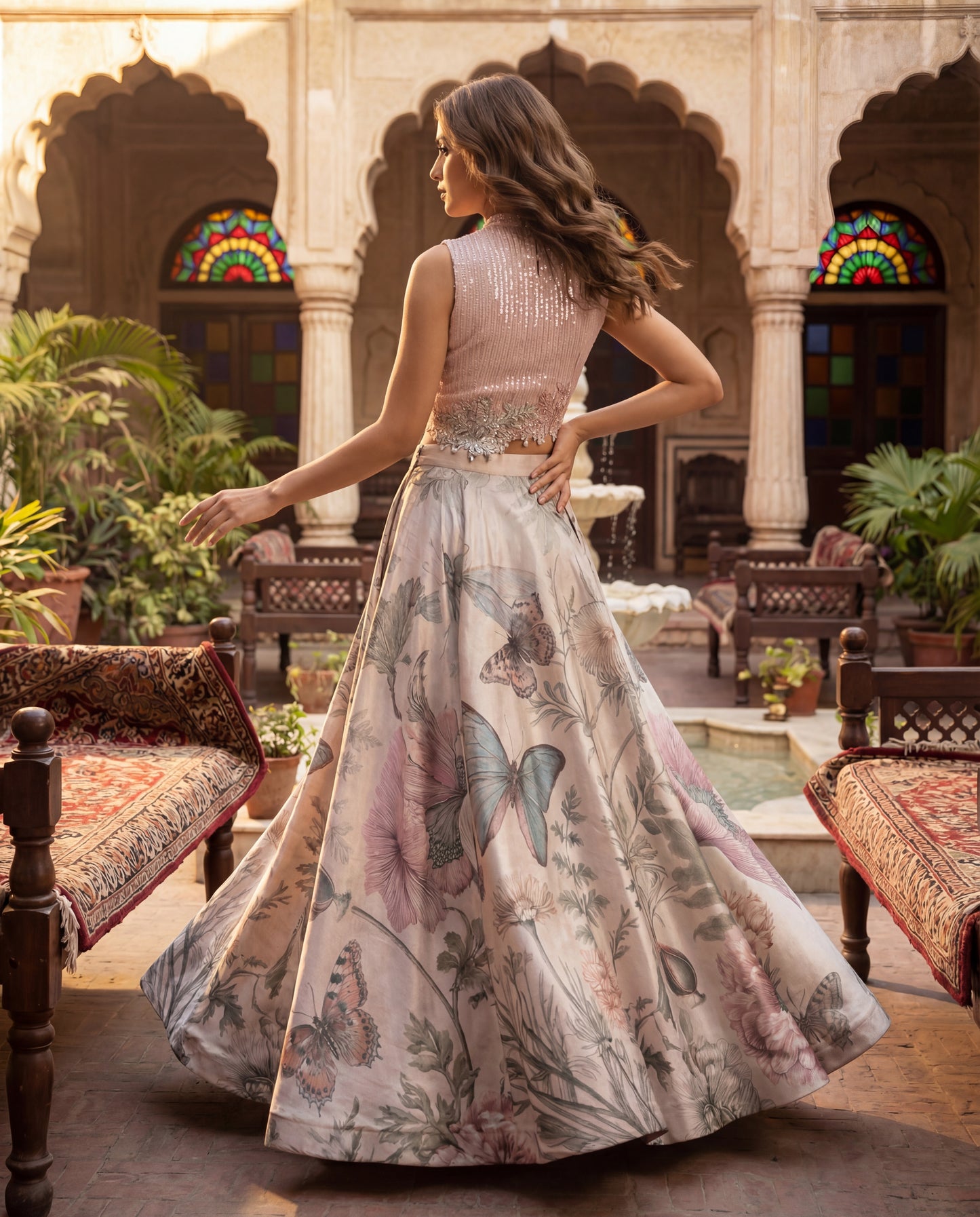 A ghagra set-(MMB-6030)