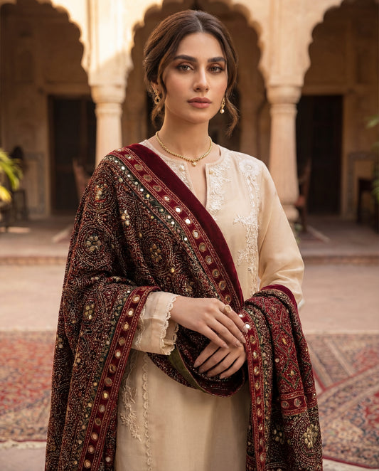 A dupatta- (YAS-6030)