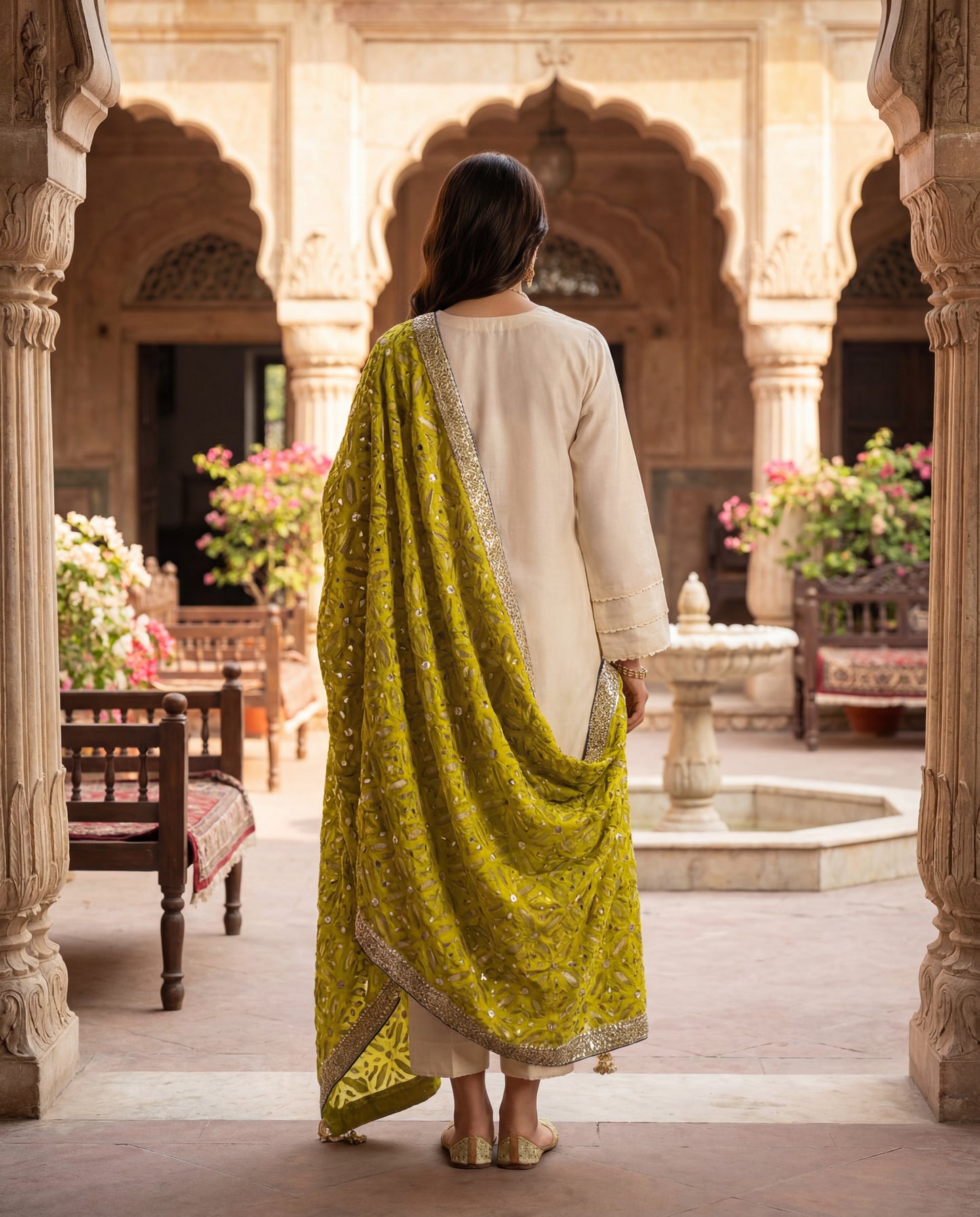 A dupatta- (GPD-504)