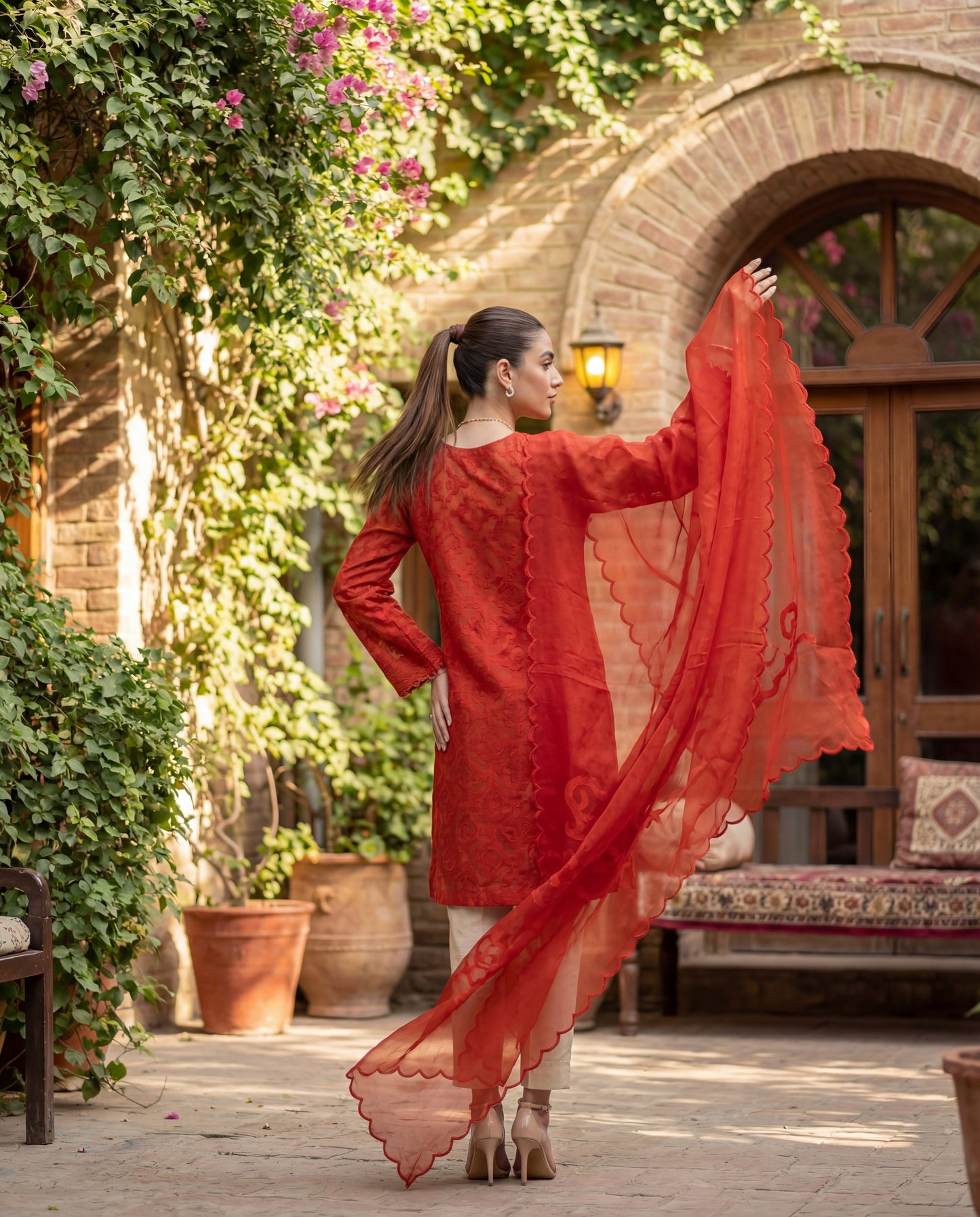 A kurta and dupatta set- (NP-270)