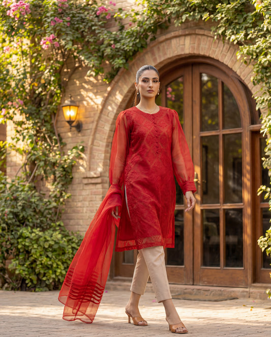A kurta and dupatta set- (NP-270)