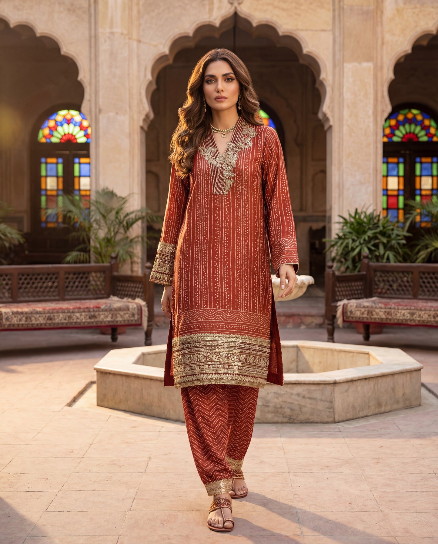 Ready to wear set-(6300)