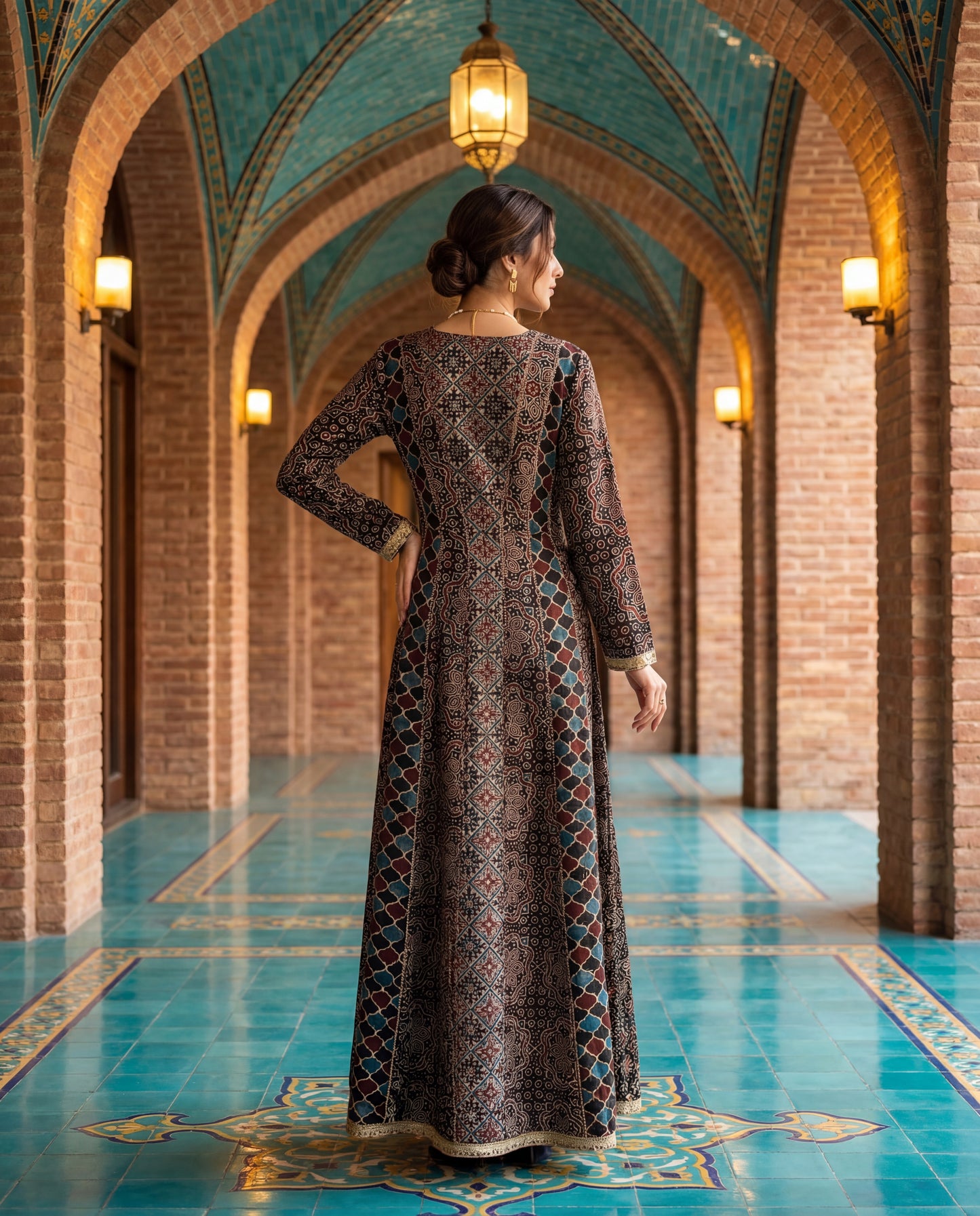 An A-line kurta-(DA-5130)
