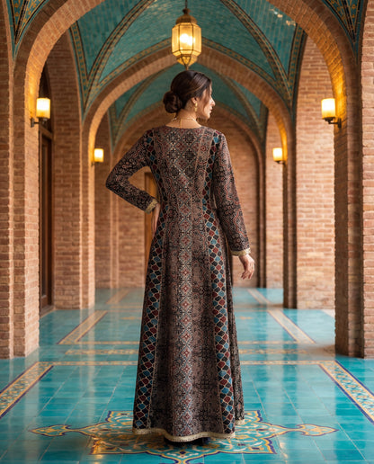 An A-line kurta-(DA-5130)