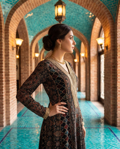 An A-line kurta-(DA-5130)