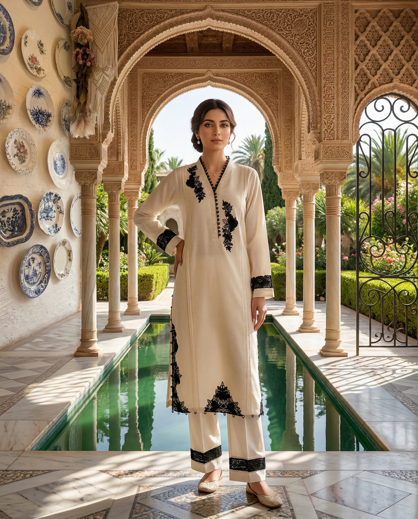 A ready to wear set-(OW-1800)