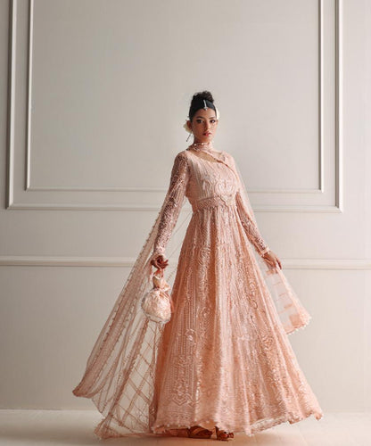 Peach Anarkali