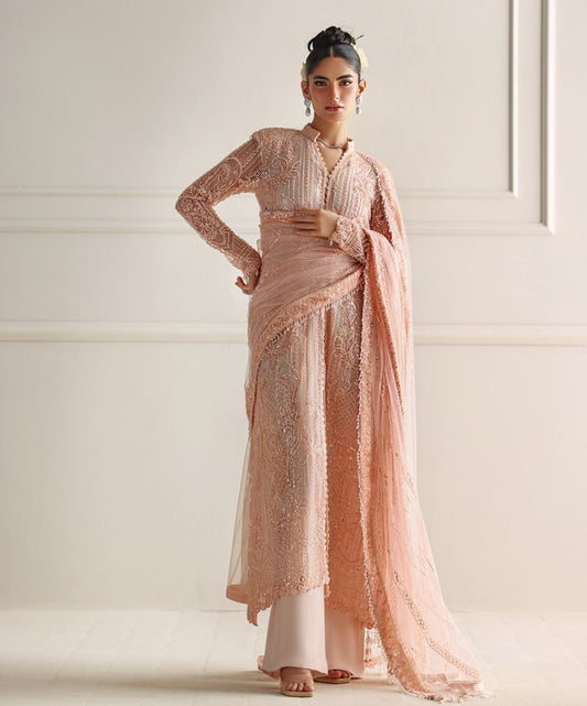 A peach jacket set