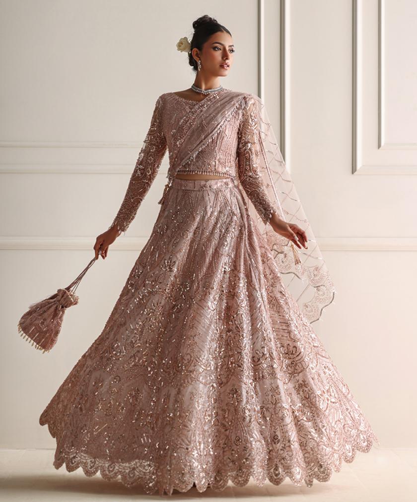 Pink ghagra set