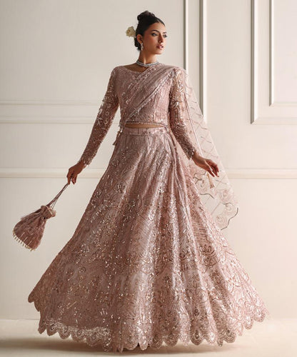 Pink ghagra set