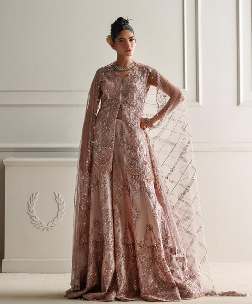 A pink pallazo set
