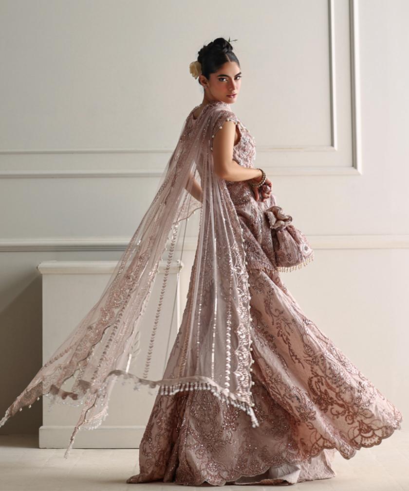 A pink pallazo set