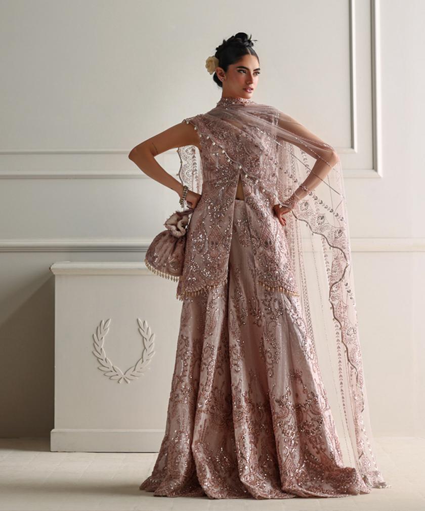 A pink pallazo set