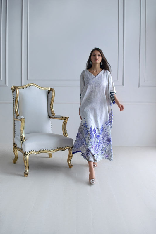 A printed kaftan