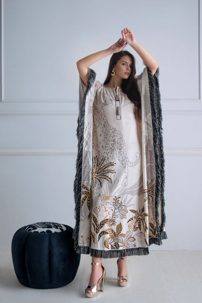 A printed kaftan