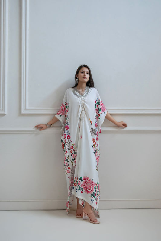 A printed kaftan
