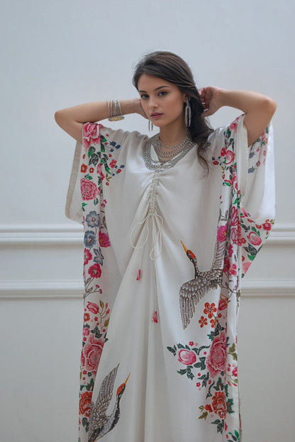 A printed kaftan
