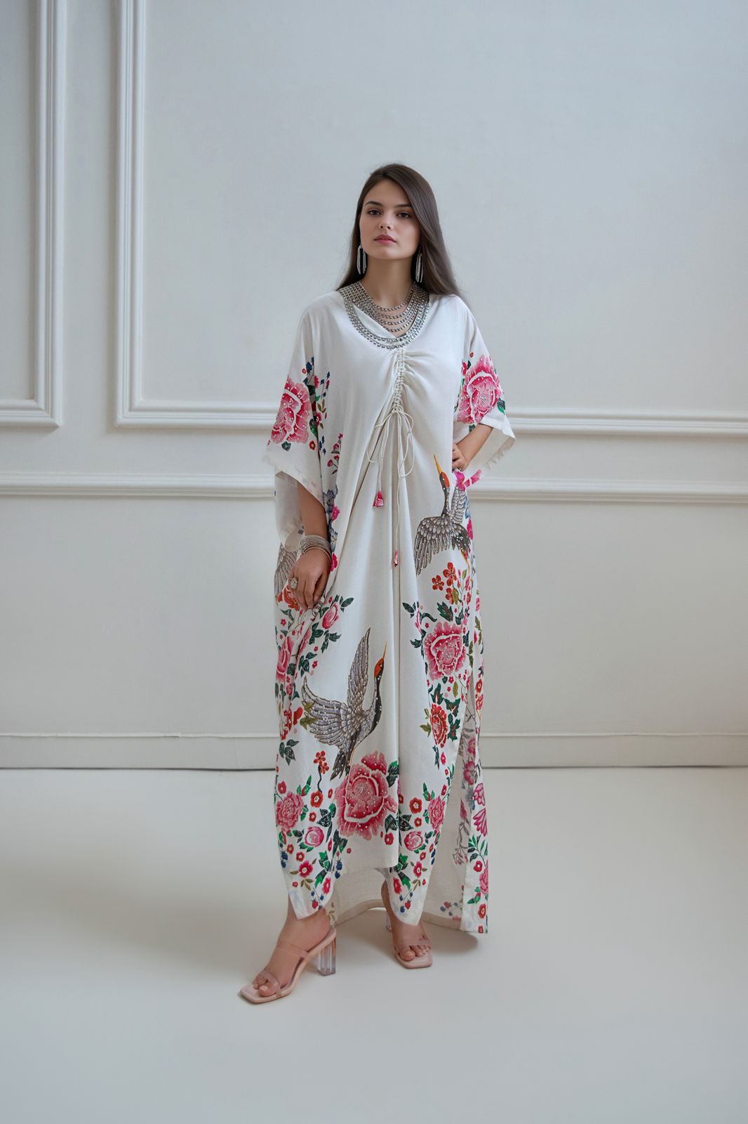 A printed kaftan