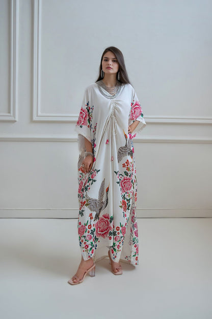 A printed kaftan