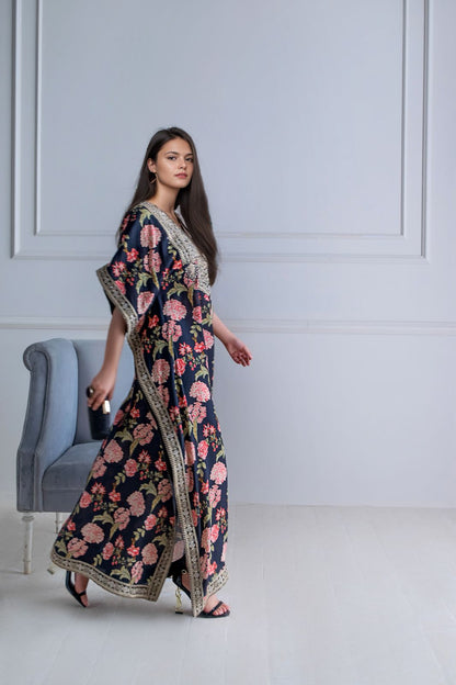 A printed kaftan