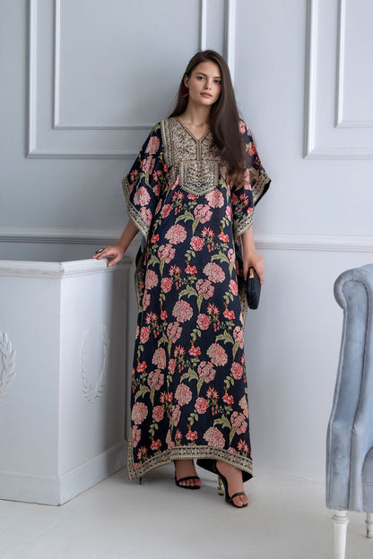 A printed kaftan