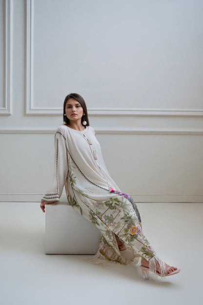 A printed kaftan