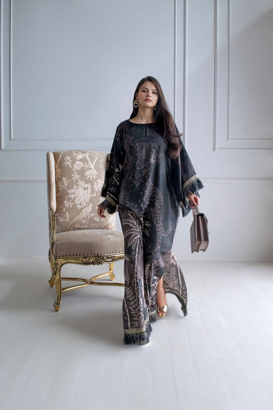 A printed kaftan