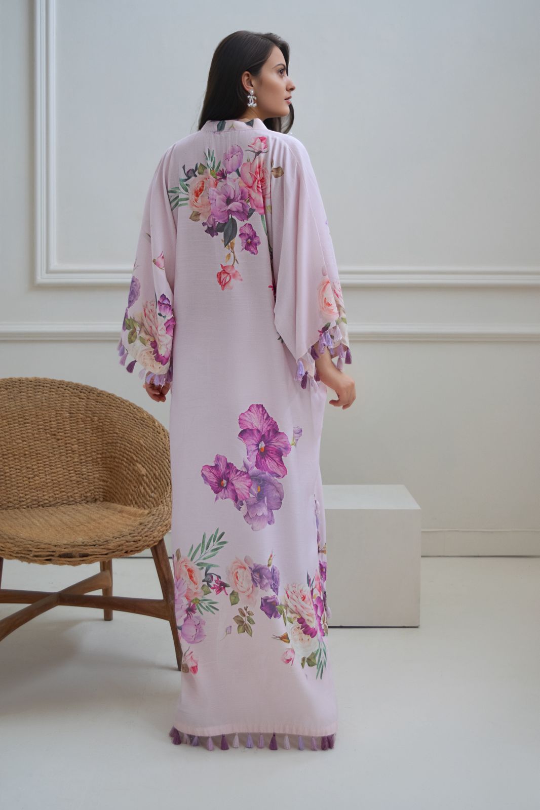 A printed kaftan