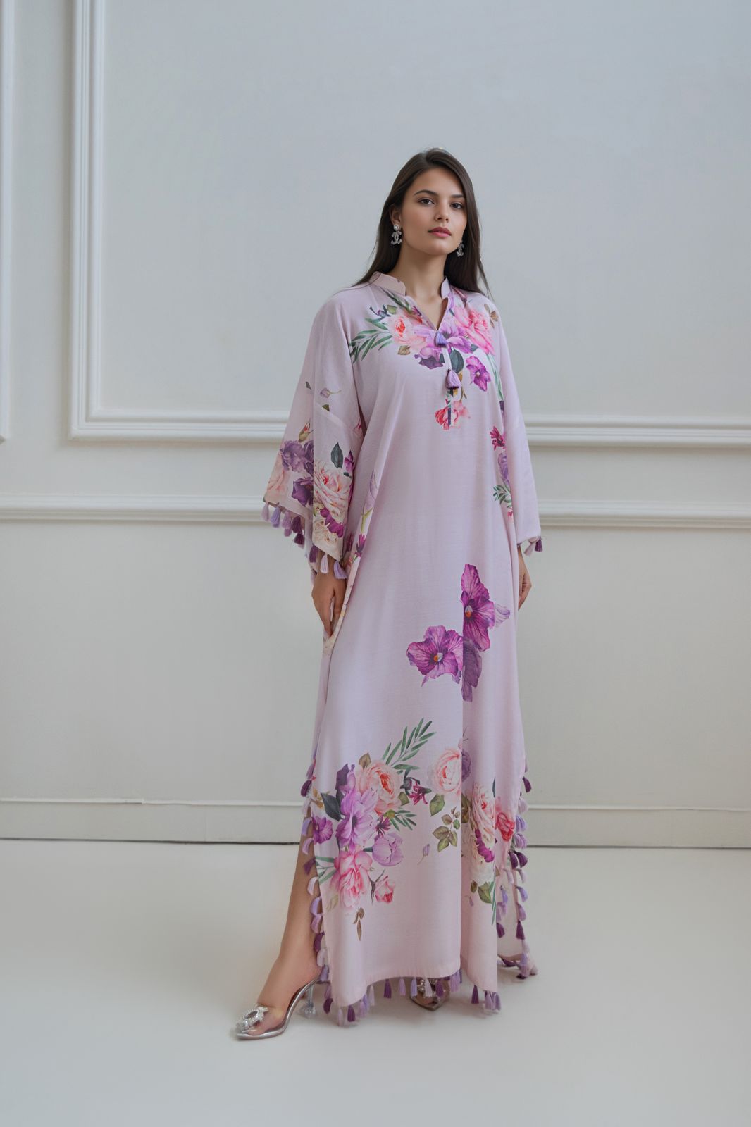 A printed kaftan